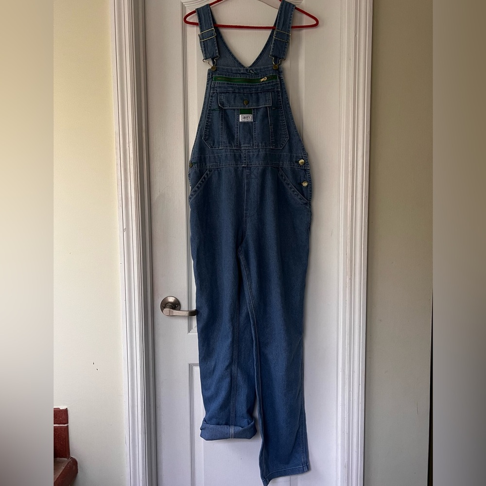 Liberty Blue Denim Overalls Classic Style